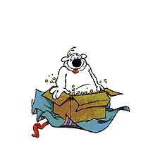 Gif animé Cubitus cadeau